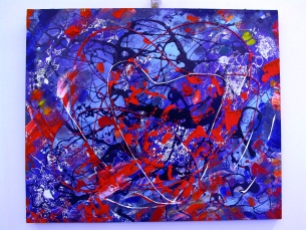 Foreste del cuore, 50 x 60 cm., tecniche miste, 2010